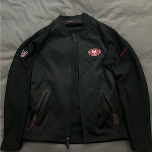 Men's Black Nike 49ers Sports Jacket